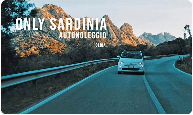 Fiat 500 rental at Olbia Airport